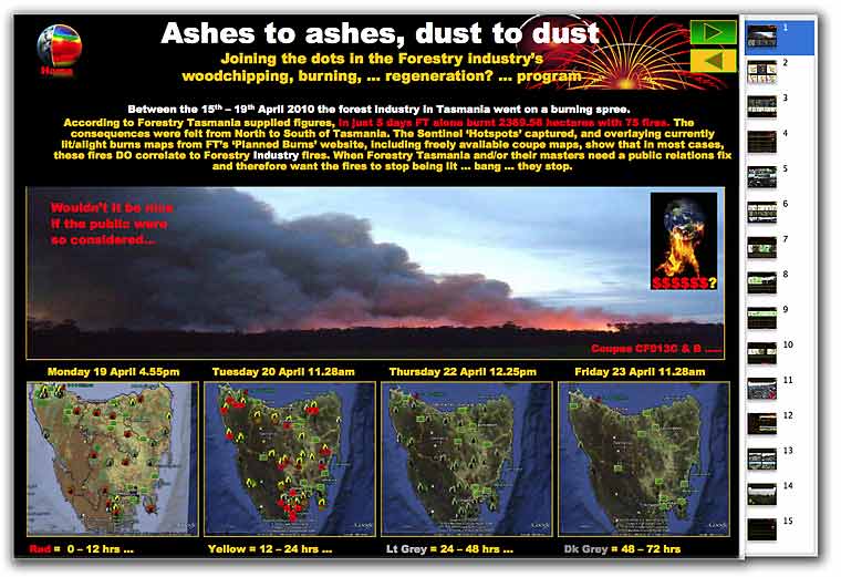 Tasmanian Ashes to Ashes